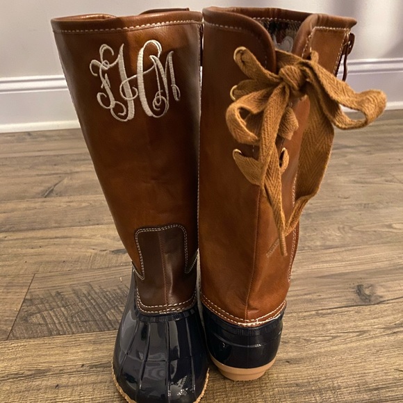personalized duck boots